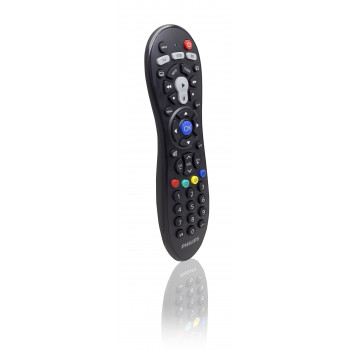 Philips SRP3013/10 universele afstandsbediening – 6 apparaten, leermodus & macro, zwart