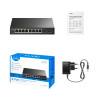 Cudy GS108ES2 8-poorts Gigabit Ethernet switch met 2 SFP-uplinks