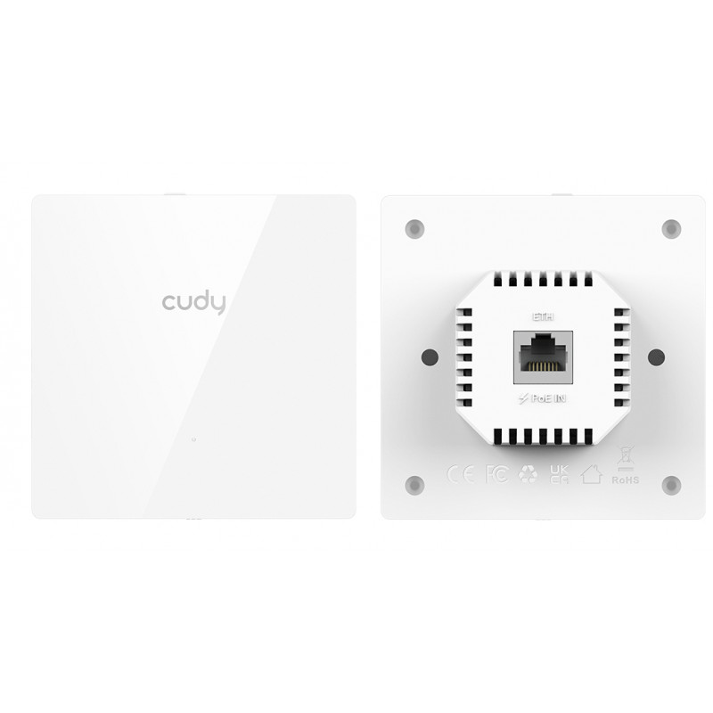Cudy AC1200 dual-band wandplaat accesspoint AP1300E WALL