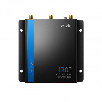 Cudy IR02 Industrial 4G LTE Cat 4-router, dual SIM, 2x ethernet, DIN-railmontage, EU IR02_EU