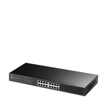 Cudy GS1016ES2 16-poorts Gigabit Ethernet-switch met 2 SFP-uplinks
