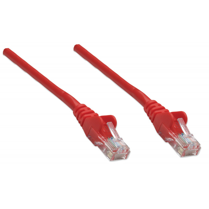 Intellinet Cat6 UTP patchkabel, 2x RJ45, aangegoten, 7,5 m, rood (342193)