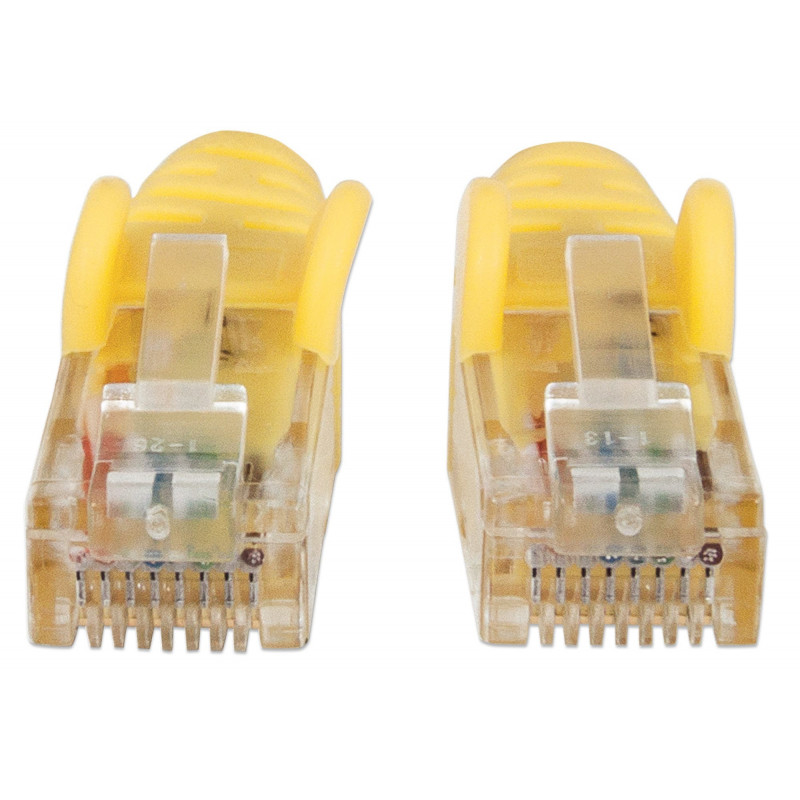 Intellinet Cat6 UTP patchkabel, 2 x RJ-45, aangegoten, 7,5 m, geel (342391)