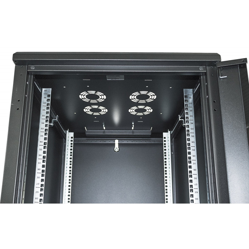 Intellinet wandbehuizing 22U 19 inch zwart RAL 9005, 600x600x1080 mm 713603