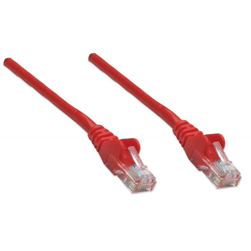 Intellinet Cat6 UTP patchkabel, RJ45, aangegoten, 1,5 m, rood 342155