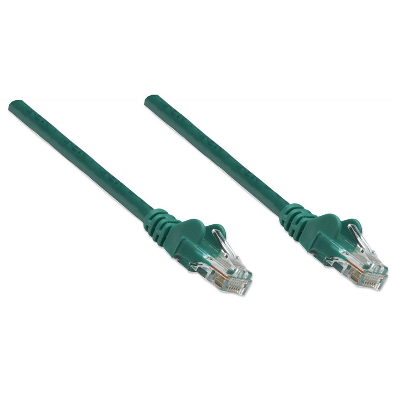 Intellinet Cat6 UTP patchkabel, RJ45, aangegoten, 7,5 m, groen 342520