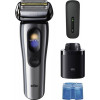 Braun NEVO 17000cc elektrische scheerapparaat met Clean&Charge station, 5 modi, 360°-scheerkop, chroom/zilver 349659