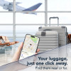 Cellularline TRACY LOCK slim hangslot met Bluetooth-tracker via Apple Find My, zwart 61302