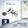 Cellularline TRACY TAG Bluetooth-tracker voor Apple Find My, wit 60997
