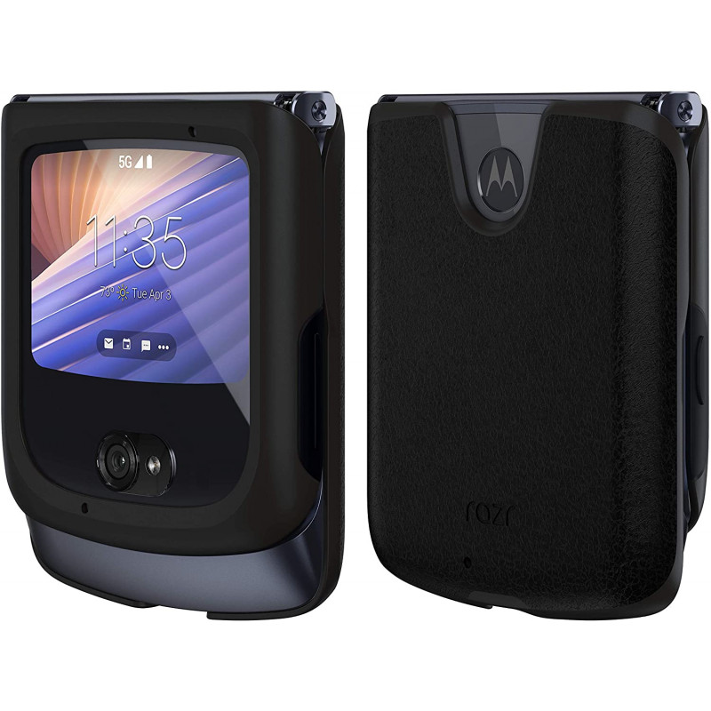 Motorola leren etui zwart voor Motorola RAZR - PG38C03190