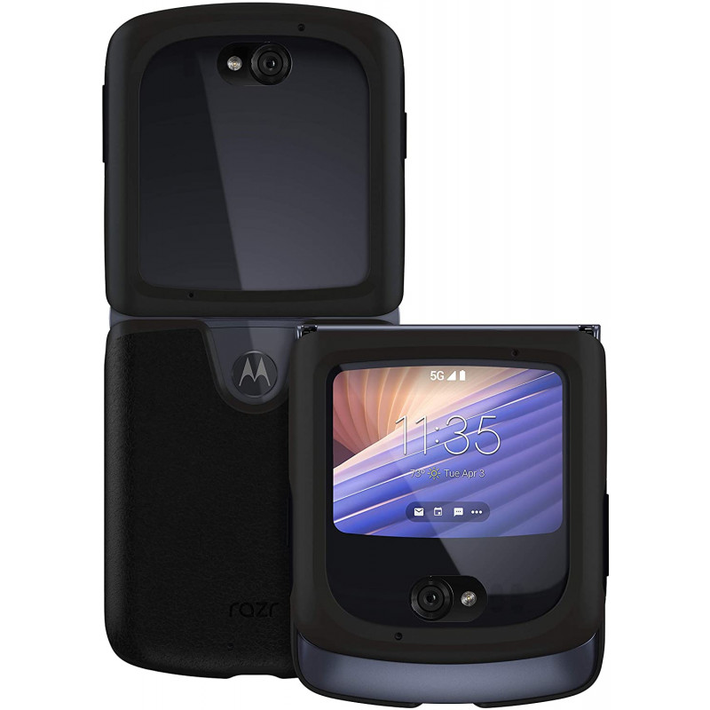 Motorola leren etui zwart voor Motorola RAZR - PG38C03190