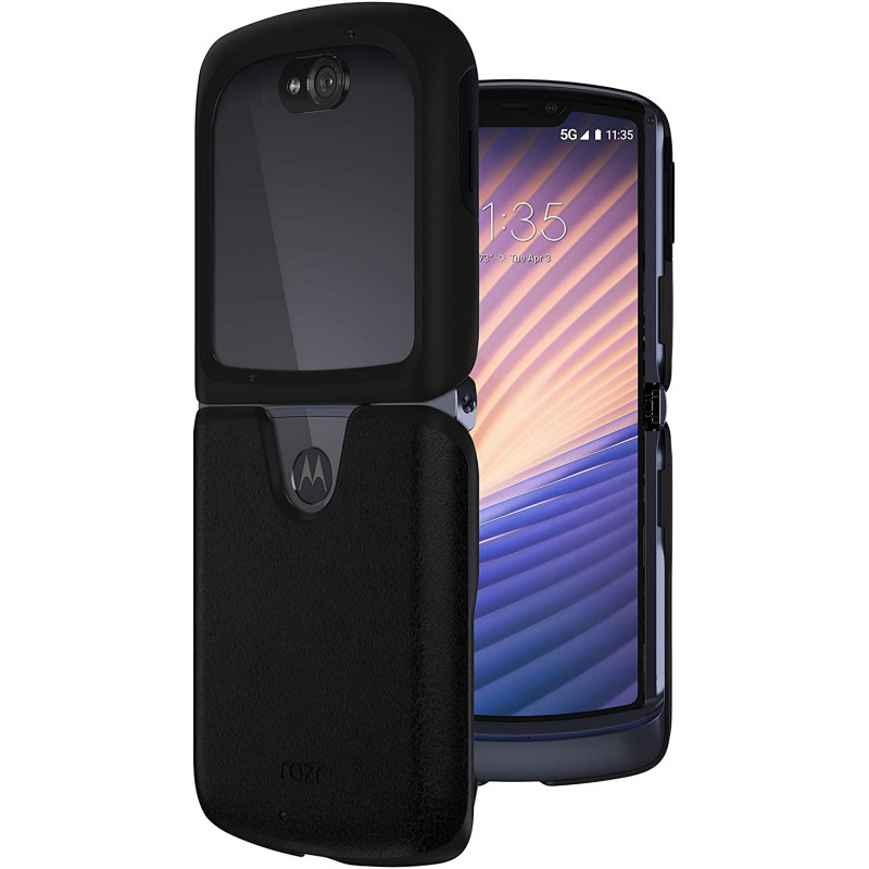 Motorola leren etui zwart voor Motorola RAZR - PG38C03190