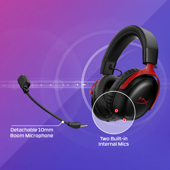 HyperX Cloud III S Wireless Gaming-headset lavendel D95DFAA