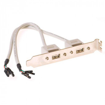 ACT SB2400 8-voudige stekkerdoos met 2 USB-A oplaadaansluitingen, 1,5 m kabel, zwart