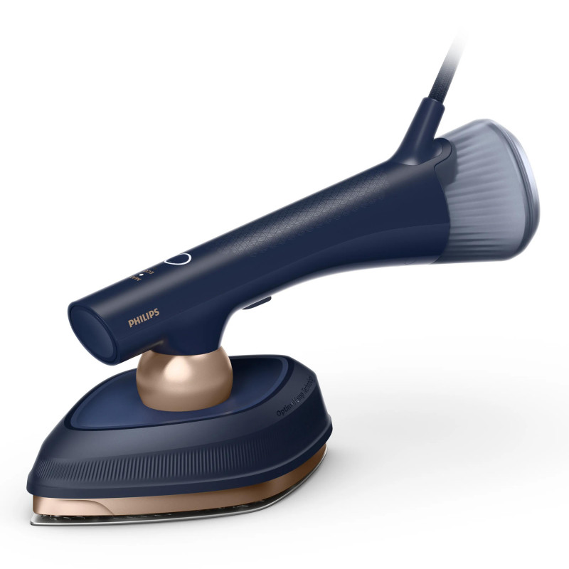 Philips OneTurn 2-in-1 stoomstrijkijzer GC215/20 Navy Blue