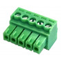 VIVOLINK 5-polige Phoenix schroefklemstekker, 5,08 mm rastermaat, groen