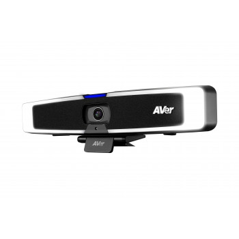 AVer VB130 4K USB video-soundbar met intelligente verlichting, 4x digitale zoom, 120° gezichtsveld, AI-auto-tracking, beamforming-microfoon, 10W-luidspreker, PoE+