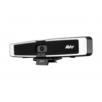 AVer VB130 4K USB video-soundbar met intelligente verlichting, 4x digitale zoom, 120° gezichtsveld, AI-auto-tracking, beamforming-microfoon, 10W-luidspreker, PoE+