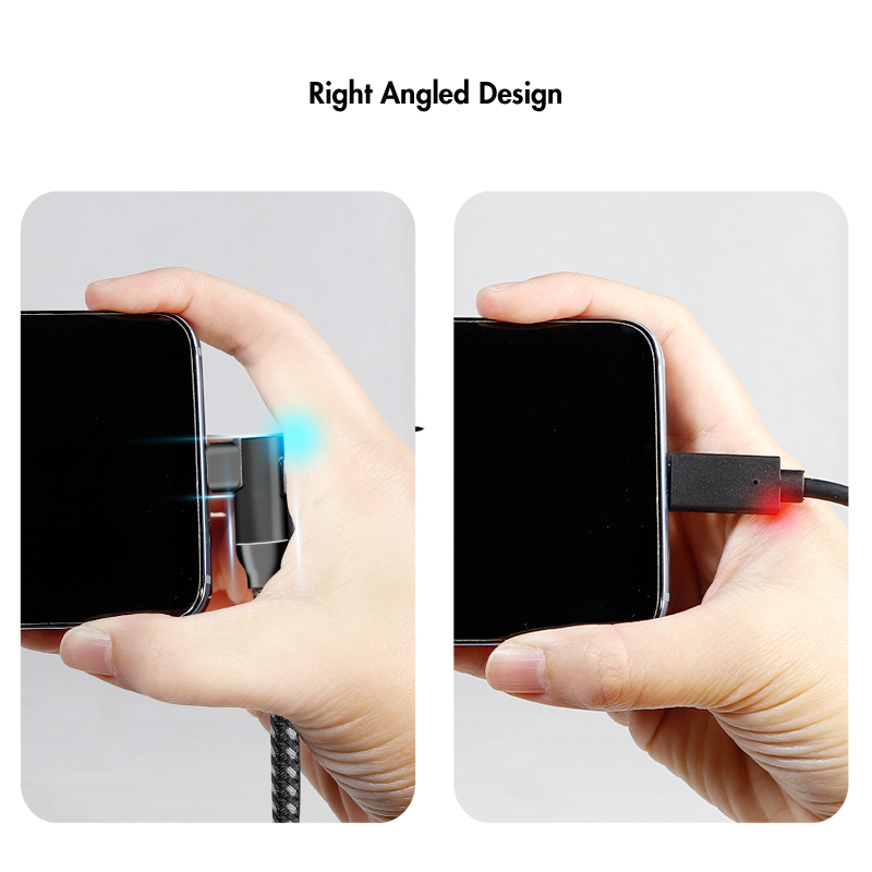 LogiLink CU0100 USB-C naar USB-A adapterkabel, 0,2 m, 10 Gbps, 90° gewinkeld, zwart