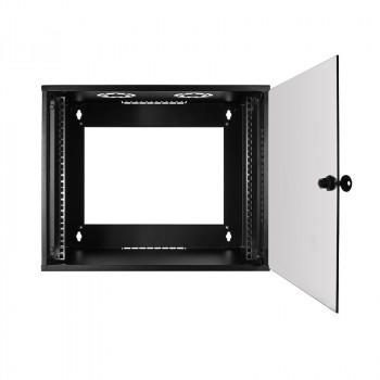LogiLink 19 inch wandbehuizing ECO 6U zwart (W06C55B)
