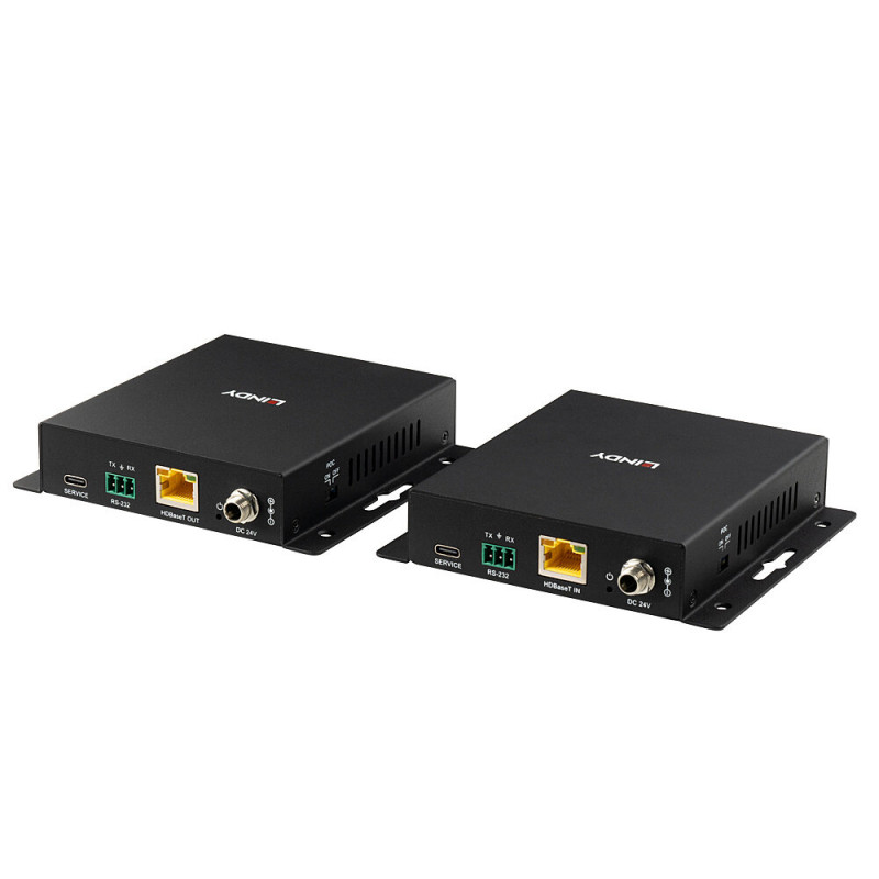 Lindy 100m Cat.6A Type-C 4K60 video- en data-HDBaseT 3.0 extender (39347)
