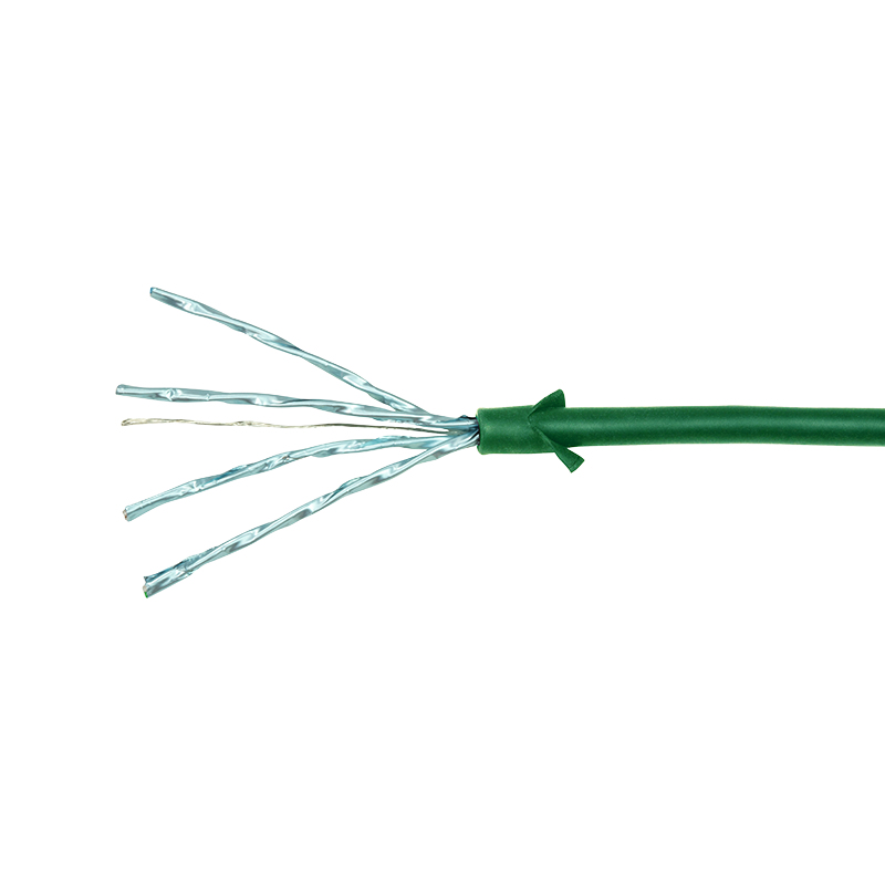 LogiLink SlimLine Cat 6a STP patchkabel RJ-45 5m groen RAL 6029 CQ9075S