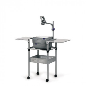 NOBO OHP-projectorwagen grijs/zwart 1900787