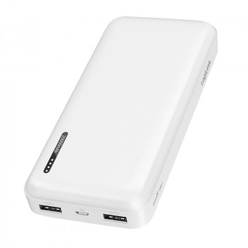 LogiLink PA0323W powerbank 20000 mAh wit - 2x USB-A, 1x USB-C, 20W PD