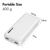 LogiLink PA0323W powerbank 20000 mAh wit - 2x USB-A, 1x USB-C, 20W PD