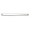 LogiLink 19 inch Keystone patchpanel, 24 poorten, afgeschermd, lichtgrijs (RAL7035), 1U, voor maximaal 24 Keystone-modules, 1 st. (NK4073)