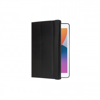 DBRAMANTE1928 Oslo iPad 10,2 2020/2021 zwarte leren folio hoes met magneetsluiting OSIPBL001388
