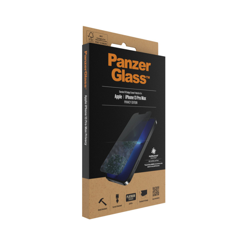 PanzerGlass P2743 gehardglas beeldschermfolie voor Apple iPhone 13, 13 Pro, 14