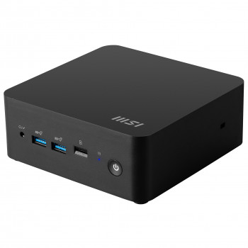 MSI Cubi NUC 1M-021DE mini-pc barebone - Intel Core 5 120U, 8GB RAM, 512GB SSD, Windows 11 Pro, zwart 00B0B111-021