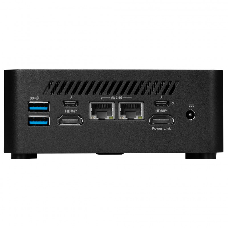 MSI Cubi NUC 1M-021DE mini-pc barebone - Intel Core 5 120U, 8GB RAM, 512GB SSD, Windows 11 Pro, zwart 00B0B111-021