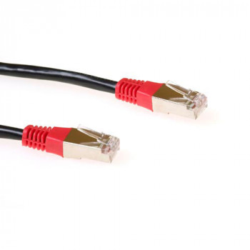 ACT 2m LSZH F/UTP Cat5e crossover patchkabel, zwart IB5102