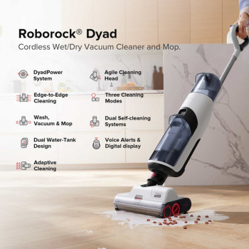 Roborock Dyad nat- en droogzuiger zwart WD1S1A51-01
