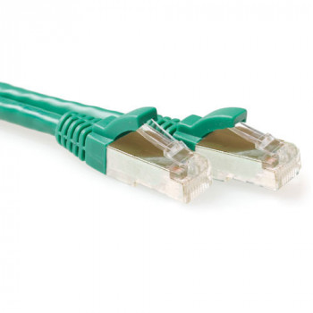 ACT 10m groene CAT6A S/FTP LSZH snagless ethernet patchkabel (FB7710)