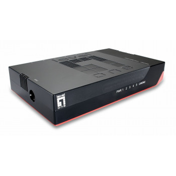 LevelOne GSW-0507 5-poorts Gigabit Ethernet-switch - desktop 0530147