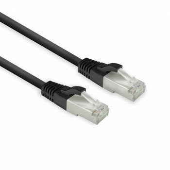 ACT FB8130 CAT8 U/FTP LSZH slimline patchkabel 0,15m zwart