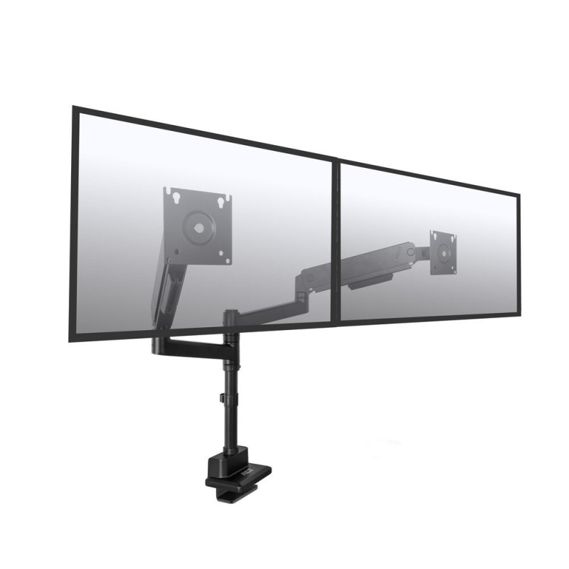 ACT AC8330 Office Solid Pro dubbele monitorarm, gasveer, paalmontage, tot 34"