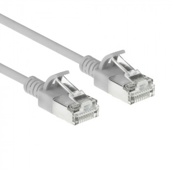 ACT grijze 7m LSZH S/FTP CAT6A slimline snagless patchkabel RJ45 (DB7007)