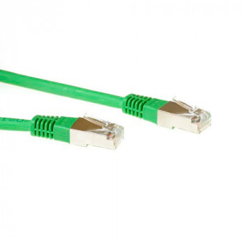 ACT FB9725 Cat6 S/FTP PIMF patchkabel, RJ45, 25 m, groen