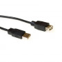 ACT USB 2.0 verlengkabel USB-A stekker naar USB-A bus 3 m zwart SB2230