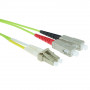 ACT MTRJ-SC 9/125µm OS1 duplex 1m glasvezel-patchkabel wit (RL5901)