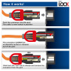 ACT netsnoer UK stekker - C15 IEC Lock+ zwart 2 m, PC3884 (PL0082)