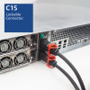 ACT netsnoer UK stekker - C15 IEC Lock+ zwart 2 m, PC3884 (PL0082)