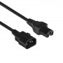 ACT netkabel C14 naar C15 zwart 1,5 m (AK5387)