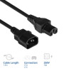 ACT netkabel C14 naar C15 zwart 1,5 m (AK5387)
