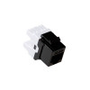 ACT CAT5e UTP keystone jack RJ45 punch down zwart TD5012