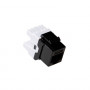 ACT CAT6 keystone jack UTP punch down zwart (TD6012)